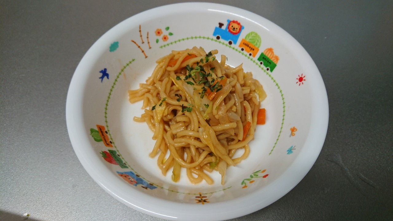 焼きそば ぬくもりのおうち保育給食レシピ集