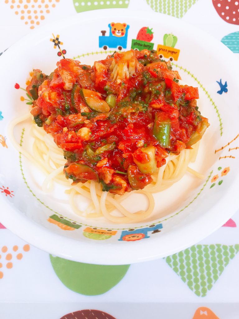 トマトスパゲティ ぬくもりのおうち保育給食レシピ集 トマトスパゲティ ぬくもりのおうち保育給食レシピ集