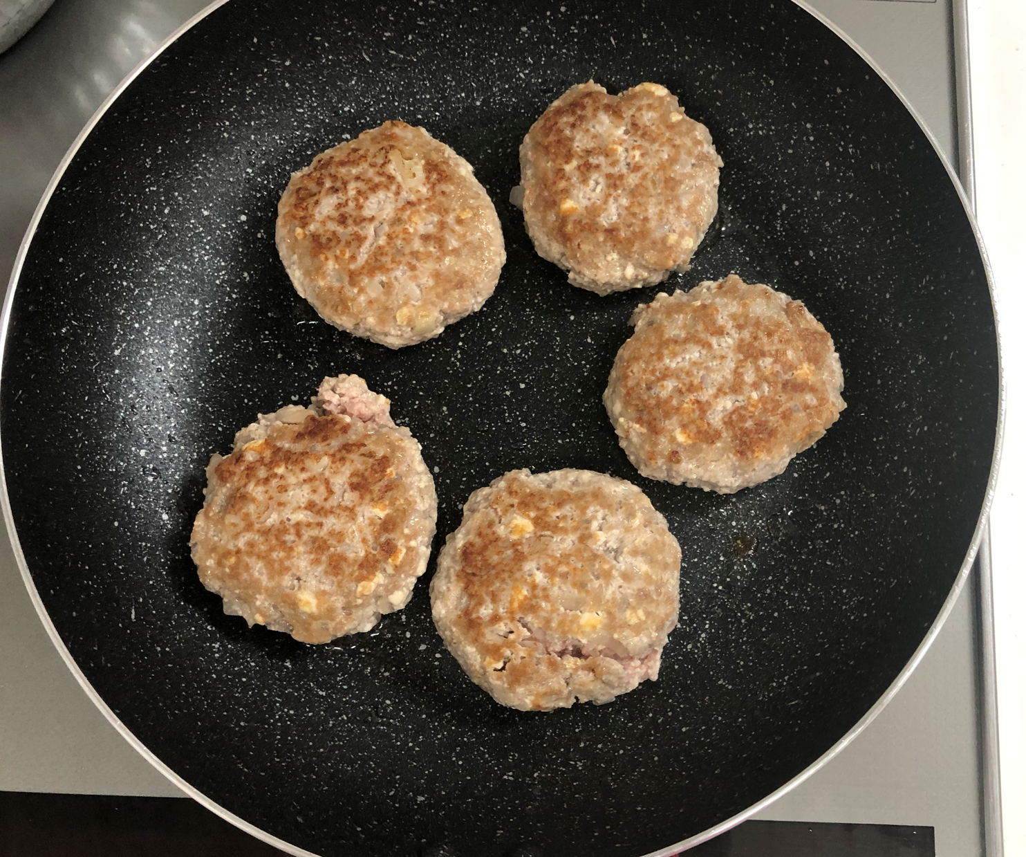 蒸し焼き ハンバーグ