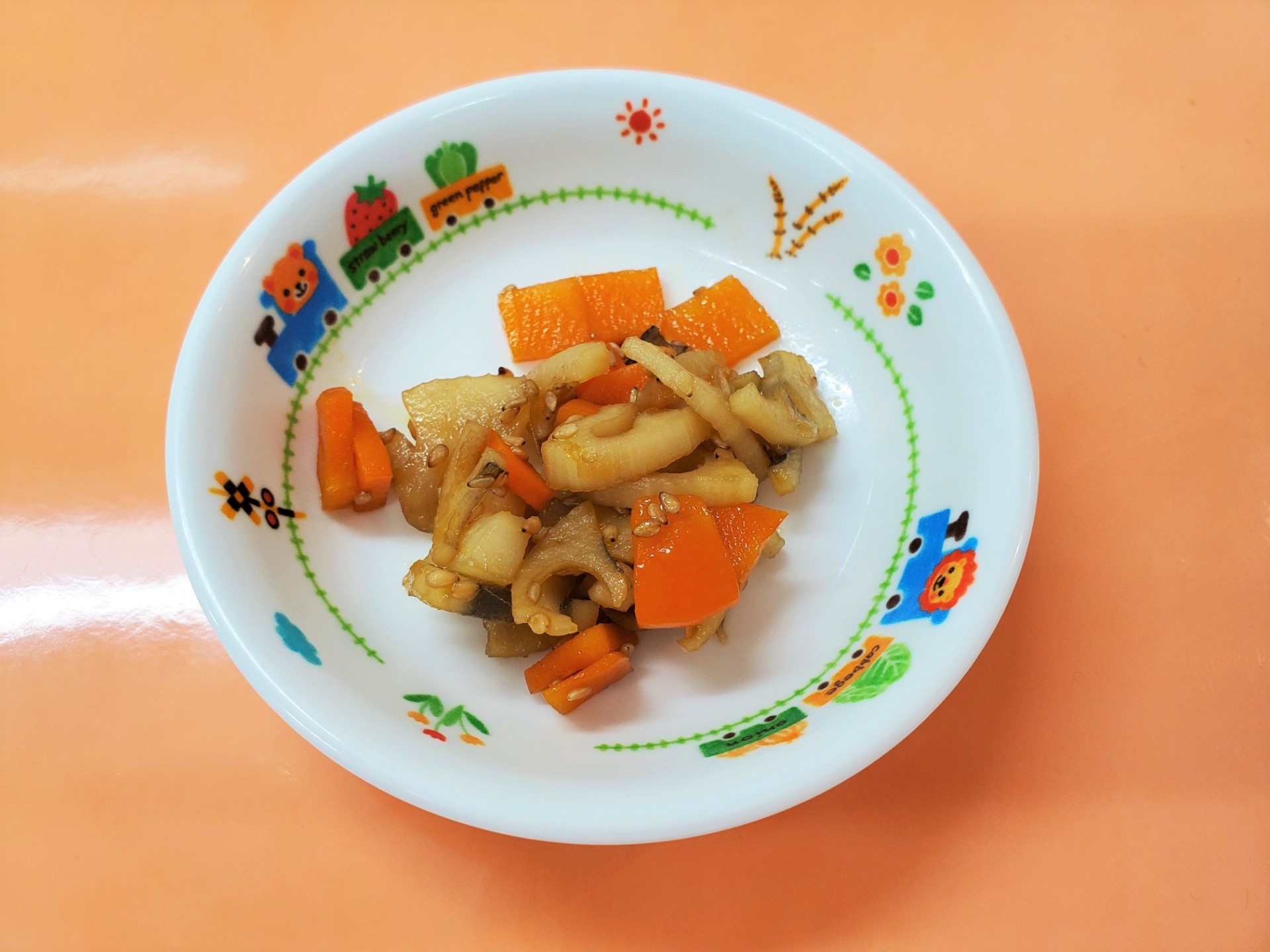 れんこんのきんぴら ぬくもりのおうち保育給食レシピ集 れんこんのきんぴら ぬくもりのおうち保育給食レシピ集