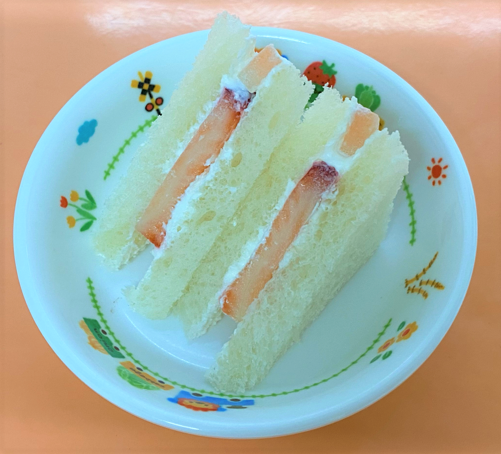 いちごサンド ぬくもりのおうち保育給食レシピ集