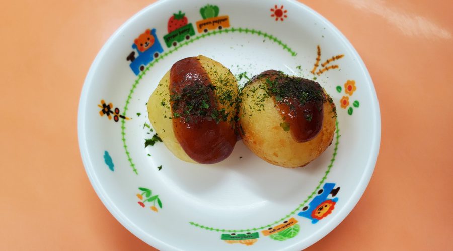 たこ焼き風ポテト ぬくもりのおうち保育給食レシピ集